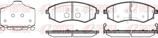 Remsa 0318.03 - Brake Pad Set, disc brake www.autospares.lv