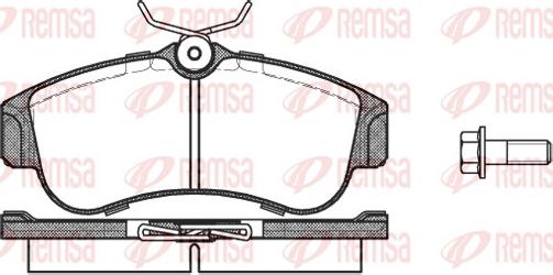 Remsa 0320.00 - Bremžu uzliku kompl., Disku bremzes autospares.lv