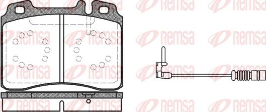 Remsa 0379.12 - Bremžu uzliku kompl., Disku bremzes www.autospares.lv