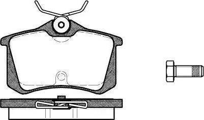 MK Kashiyama D11346 - Brake Pad Set, disc brake www.autospares.lv