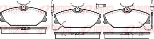 Remsa 0208.02 - Brake Pad Set, disc brake www.autospares.lv