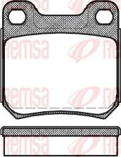 Remsa 0239.60 - Bremžu uzliku kompl., Disku bremzes www.autospares.lv