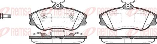 Remsa 0276.20 - Bremžu uzliku kompl., Disku bremzes autospares.lv