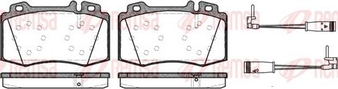 Remsa 0769.02 - Bremžu uzliku kompl., Disku bremzes www.autospares.lv