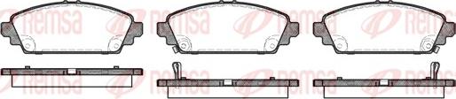 Remsa 0700.02 - Brake Pad Set, disc brake www.autospares.lv