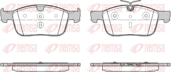 Remsa 1949.00 - Bremžu uzliku kompl., Disku bremzes www.autospares.lv