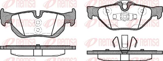 Remsa 1145.10 - Bremžu uzliku kompl., Disku bremzes www.autospares.lv