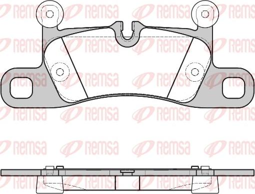 Remsa 1379.40 - Bremžu uzliku kompl., Disku bremzes www.autospares.lv