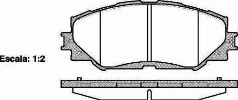 Parts-Mall PKF-010 - Brake Pad Set, disc brake www.autospares.lv