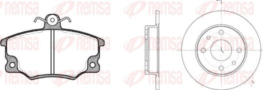 Remsa 8146.00 - Bremžu komplekts, Disku bremzes www.autospares.lv