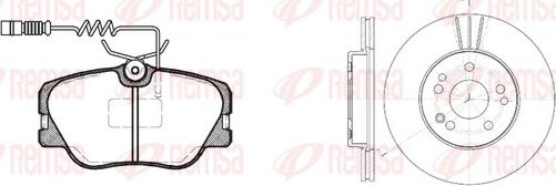 Remsa 8189.00 - Bremžu komplekts, Disku bremzes www.autospares.lv