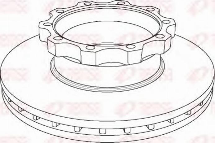 Remsa DCA1044.20 - Bremžu diski www.autospares.lv