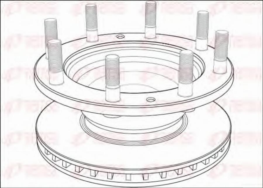 Remsa DCA1003.20 - Bremžu diski www.autospares.lv