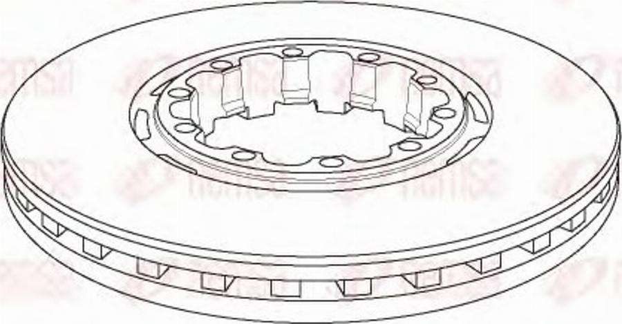 Remsa DCA1153.20 - Bremžu diski www.autospares.lv