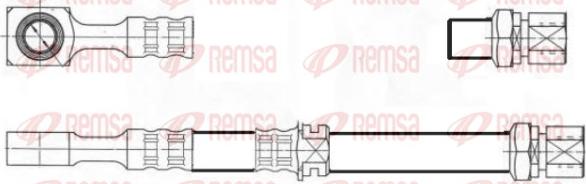 Remsa G1900.50 - Bremžu šļūtene www.autospares.lv