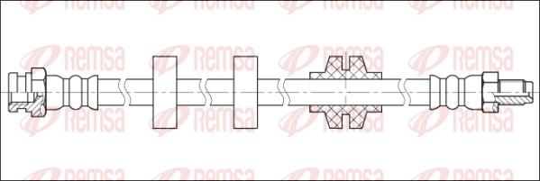 Remsa G1901.81 - Bremžu šļūtene www.autospares.lv