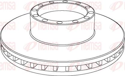 Remsa NCA1091.20 - Bremžu diski www.autospares.lv