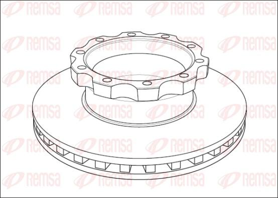 Remsa NCA1045.20 - Bremžu diski www.autospares.lv