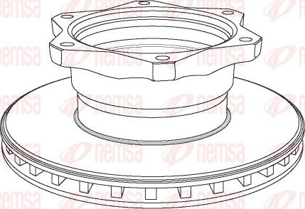 Remsa NCA1058.20 - Bremžu diski www.autospares.lv