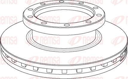 Remsa NCA1061.20 - Bremžu diski www.autospares.lv