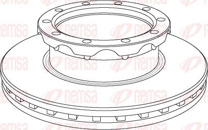 Remsa NCA1062.20 - Bremžu diski www.autospares.lv