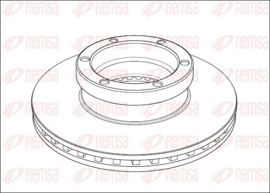 Remsa NCA1004.20 - Bremžu diski www.autospares.lv