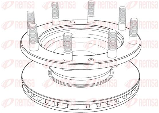 Remsa NCA1003.20 - Bremžu diski www.autospares.lv