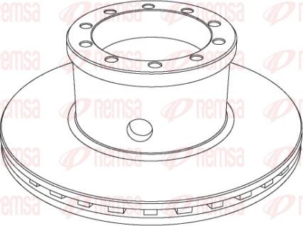 Remsa NCA1019.20 - Bremžu diski www.autospares.lv