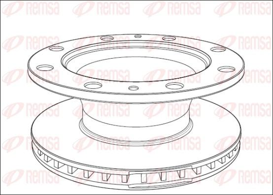 Remsa NCA1014.20 - Bremžu diski www.autospares.lv