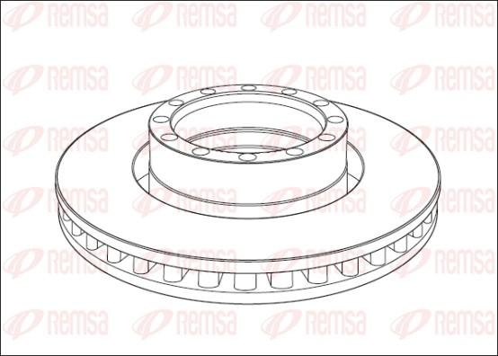 Remsa NCA1015.20 - Bremžu diski www.autospares.lv