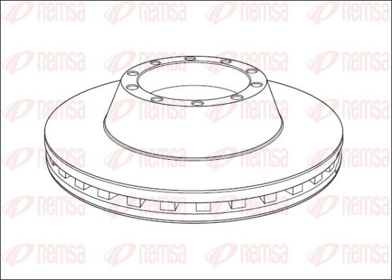 Remsa NCA1013.20 - Bremžu diski www.autospares.lv