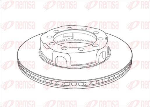 Remsa NCA1017.20 - Bremžu diski autospares.lv