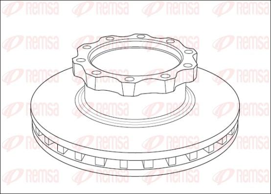 Remsa NCA1039.20 - Bremžu diski www.autospares.lv