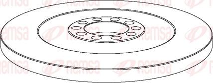 Remsa NCA1031.10 - Bremžu diski www.autospares.lv