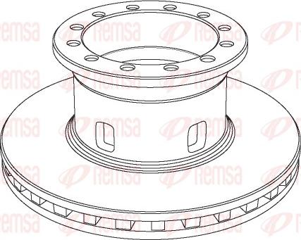 Remsa NCA1020.20 - Bremžu diski www.autospares.lv