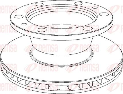 Remsa NCA1023.20 - Bremžu diski www.autospares.lv