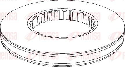 Remsa NCA1146.10 - Bremžu diski www.autospares.lv