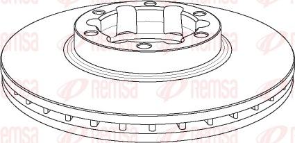 Remsa NCA1150.20 - Bremžu diski autospares.lv