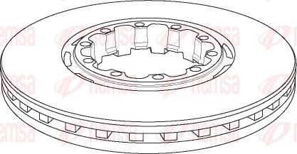 Remsa NCA1153.20 - Bremžu diski www.autospares.lv