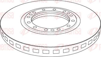 Remsa NCA1168.20 - Bremžu diski www.autospares.lv