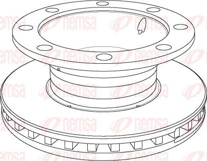 Remsa NCA1106.20 - Bremžu diski autospares.lv