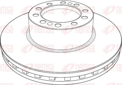 DT Spare Parts 5.21229 - Bremžu diski www.autospares.lv