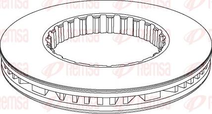 Remsa NCA1177.20 - Bremžu diski www.autospares.lv