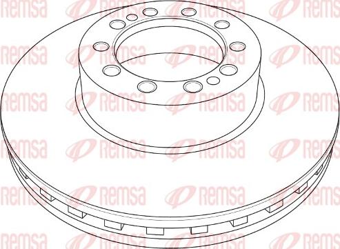 Remsa NCA1210.20 - Bremžu diski www.autospares.lv