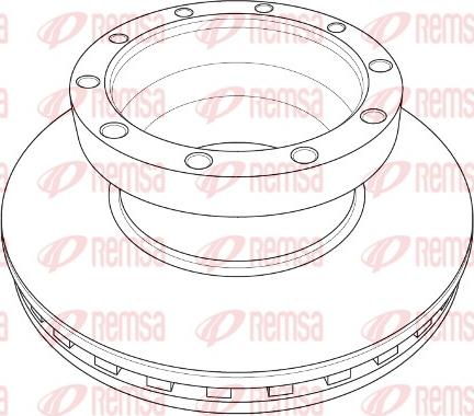 Remsa NCA1211.20 - Bremžu diski www.autospares.lv