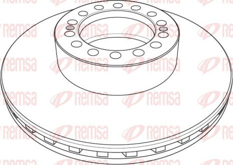 Remsa NCA1238.20 - Bremžu diski www.autospares.lv