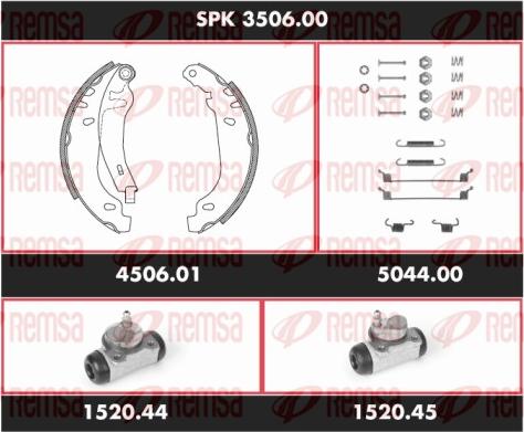 Remsa SPK 3506.00 - Bremžu loku komplekts autospares.lv