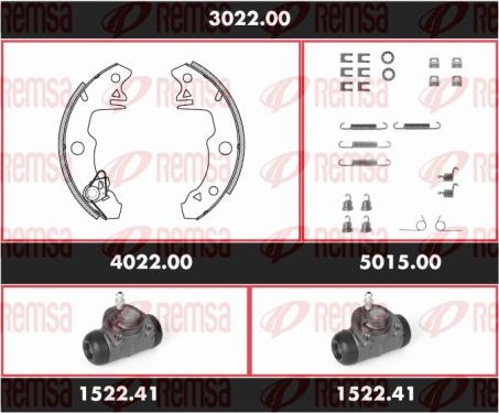 Remsa SPK 3022.00 - Bremžu loku komplekts www.autospares.lv