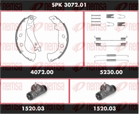 Remsa SPK 3072.01 - Bremžu loku komplekts autospares.lv