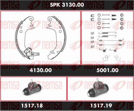 Remsa SPK 3130.00 - Bremžu loku komplekts www.autospares.lv